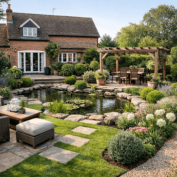 Outdoor garden design